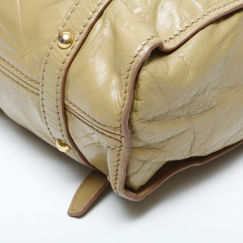 Miu Miu leather Shoulder Bag beige WS23166