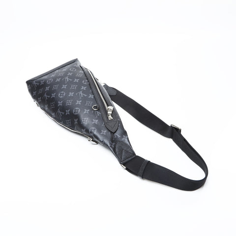 LOUIS VUITTON 2021-2025 Monogram Duo Sling Bag Waist bag black WS23169