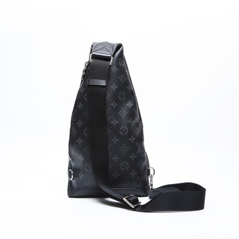 LOUIS VUITTON 2021-2025 Monogram Duo Sling Bag Waist bag black WS23169