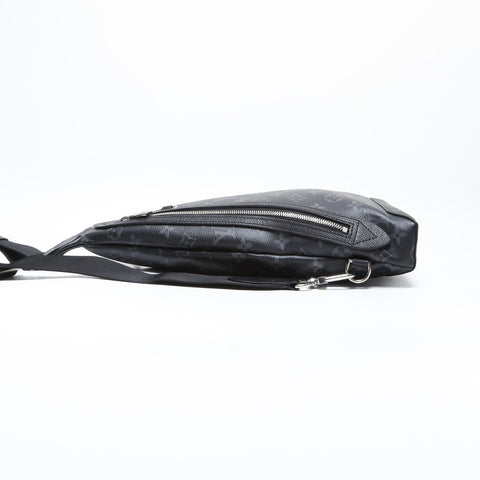 LOUIS VUITTON 2021-2025 Monogram Duo Sling Bag Waist bag black WS23169