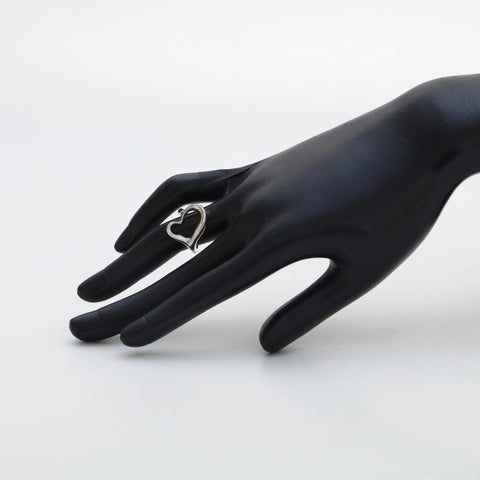 TIFFANY&Co. No. 6 Open Heart 925 Ring Silver WS23171