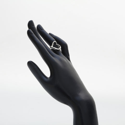 TIFFANY&Co. No. 6 Open Heart 925 Ring Silver WS23171