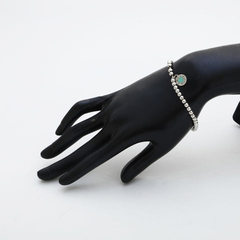 TIFFANY&Co. Return to Ball Chain Heart 925 bracelet Silver WS23173