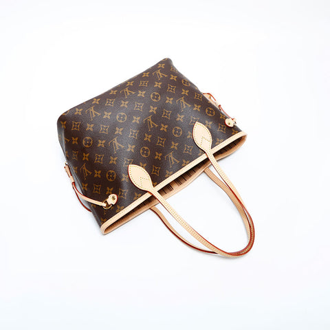 LOUIS VUITTON 2021-2025 Monogram Neverfull PM Tote Bag Brown WS23176