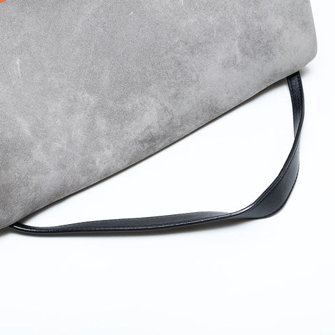 CELINE Suede flap Shoulder Bag multicolor WS23177