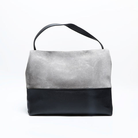CELINE Suede flap Shoulder Bag multicolor WS23177