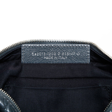 BALENCIAGA Classic Neo Lift Leder Gürteltasche grau WS23181