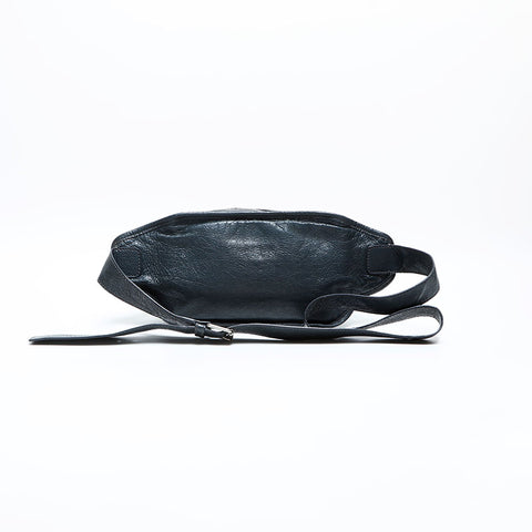 BALENCIAGA Classic Neo Lift Leather Waist bag gray WS23181