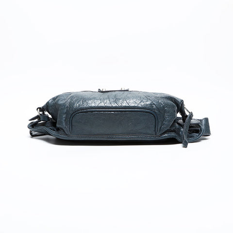 BALENCIAGA Classic Neo Lift Leather Waist bag gray WS23181