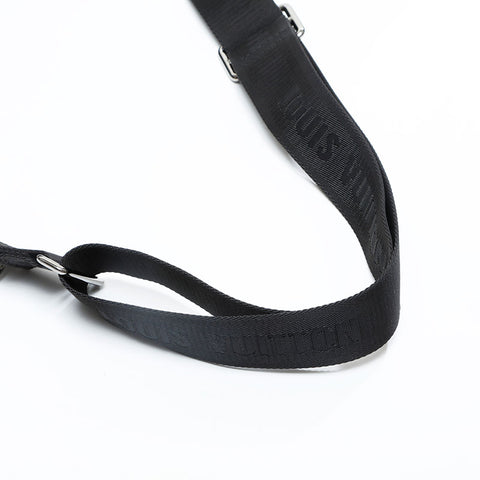 LOUIS VUITTON 2021-2025 Monogram Eclipse Reverse City Keepall Shoulder Bag black WS23184