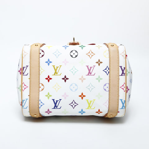 LOUIS VUITTON 2007 Monogram Multicolore Priscilla Handbag white WS23185