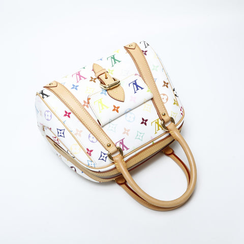 LOUIS VUITTON 2007 Monogram Multicolore Priscilla Handbag white WS23185