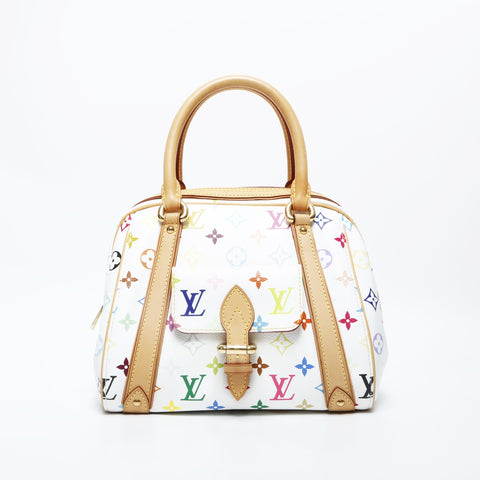 LOUIS VUITTON 2007 Monogram Multicolore Priscilla Handbag white WS23185