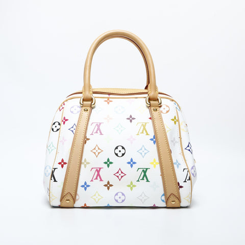 LOUIS VUITTON 2007 Monogram Multicolore Priscilla Handbag white WS23185