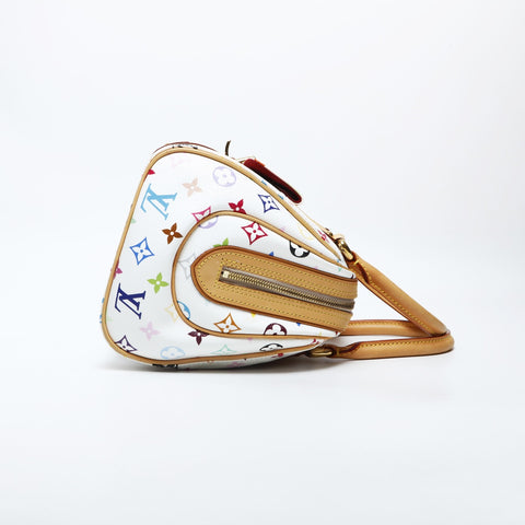 LOUIS VUITTON 2007 Monogram Multicolore Priscilla Handbag white WS23185