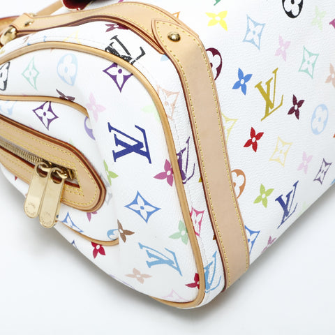 LOUIS VUITTON 2007 Monogram Multicolore Priscilla Handbag white WS23185