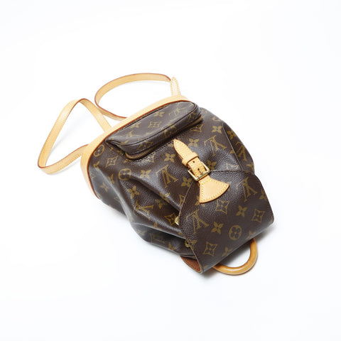 LOUIS VUITTON 1996 Monogram Mini Montsouris Backpack  Daypack Brown WS23187