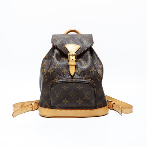 LOUIS VUITTON 1996 Monogram Mini Montsouris Backpack  Daypack Brown WS23187