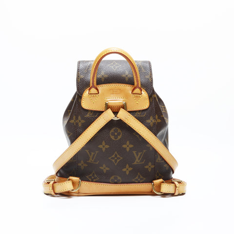 LOUIS VUITTON 1996 Monogram Mini Montsouris Backpack  Daypack Brown WS23187