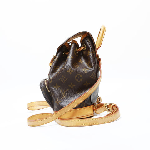 LOUIS VUITTON 1996 Monogram Mini Montsouris Backpack  Daypack Brown WS23187