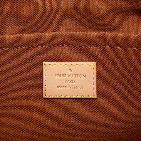 LOUIS VUITTON 2007 Monogram Popincourt Handbag Brown WS23189