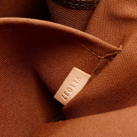 LOUIS VUITTON 2007 Monogram Popincourt Handbag Brown WS23189