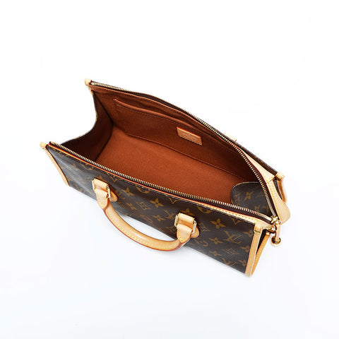 LOUIS VUITTON 2007 Monogram Popincourt Handbag Brown WS23189