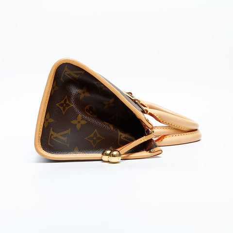 LOUIS VUITTON 2007 Monogram Popincourt Handbag Brown WS23189