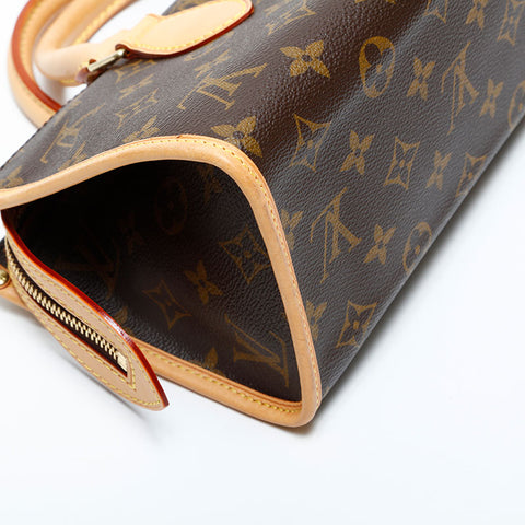 LOUIS VUITTON 2007 Monogram Popincourt Handbag Brown WS23189