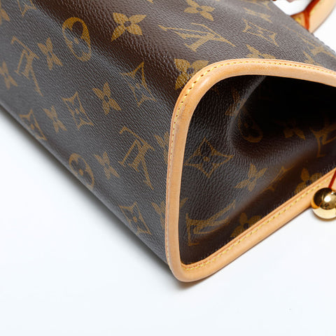 LOUIS VUITTON 2007 Monogram Popincourt Handbag Brown WS23189