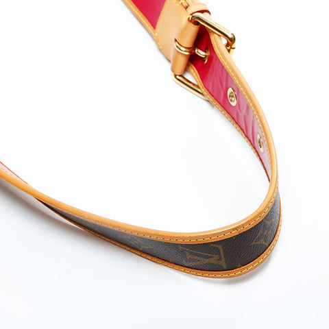 LOUIS VUITTON 2006 Monogram Perfo Musette Shoulder Bag Brown WS23190