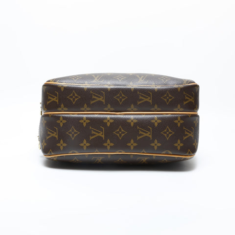 LOUIS VUITTON 2007 Monogram Reporter PM Shoulder Bag Brown WS23192