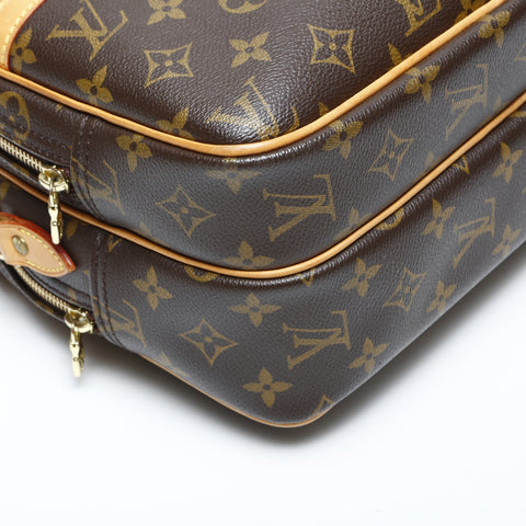 LOUIS VUITTON 2007 Monogram Reporter PM Shoulder Bag Brown WS23192