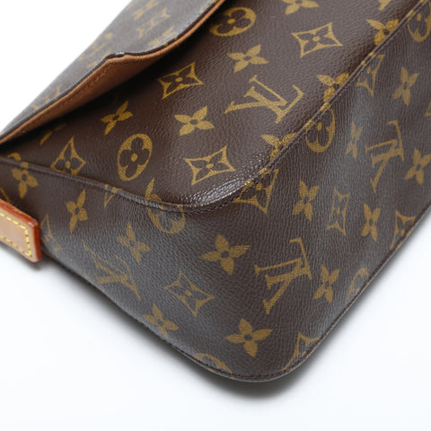 LOUIS VUITTON 2003 Monogram Mini Looping Shoulder Bag Brown WS23193