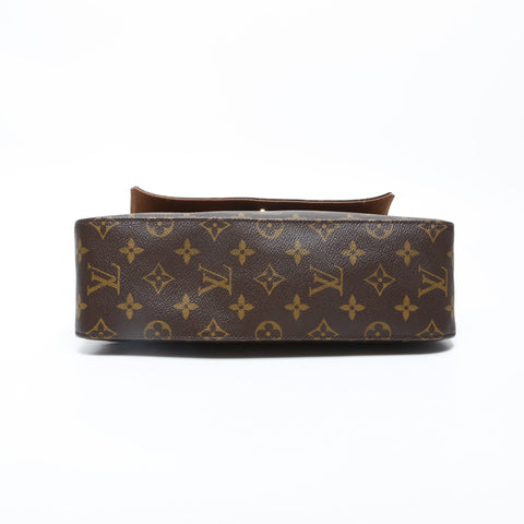 LOUIS VUITTON 2003 Monogram Mini Looping Shoulder Bag Brown WS23193