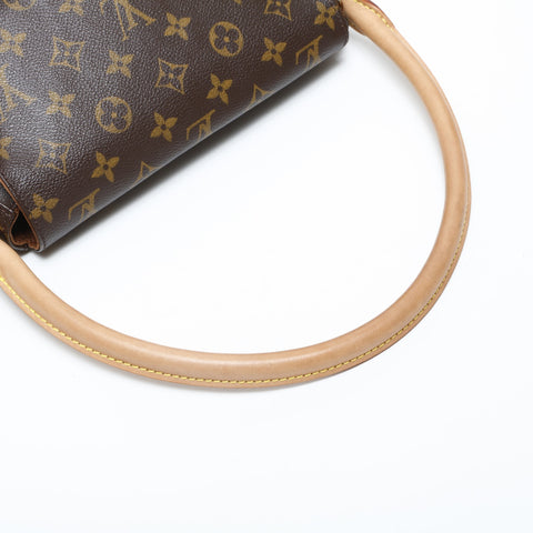 LOUIS VUITTON 2003 Monogram Mini Looping Shoulder Bag Brown WS23193