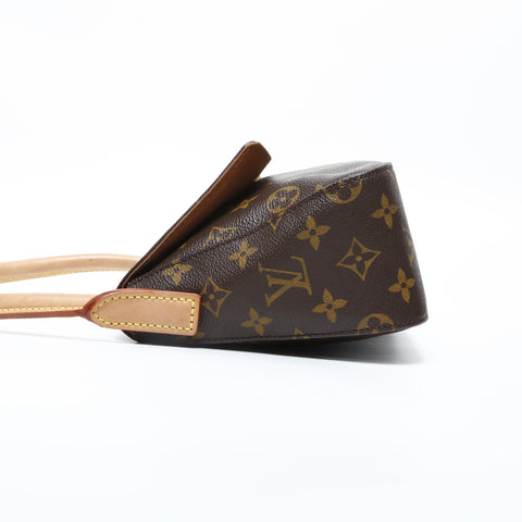 LOUIS VUITTON 2003 Monogram Mini Looping Shoulder Bag Brown WS23193