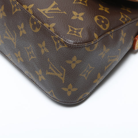 LOUIS VUITTON 2003 Monogram Mini Looping Shoulder Bag Brown WS23193
