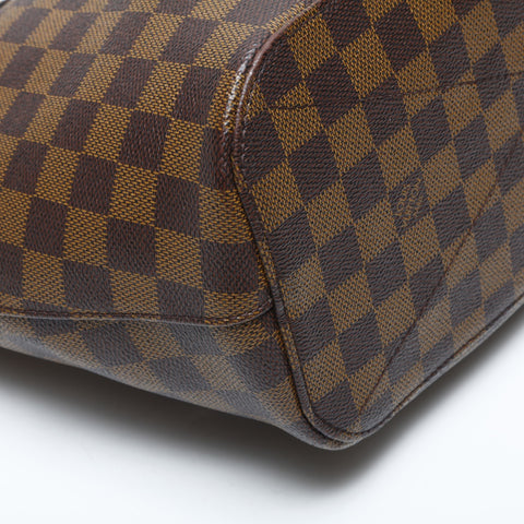 LOUIS VUITTON 2019 Damier Ebene Siena MM Shoulder Bag Brown WS23195