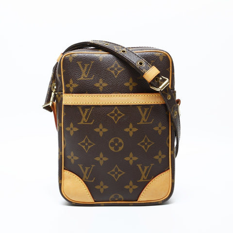 LOUIS VUITTON 2003 Monogram Danube Shoulder Bag Brown WS23197