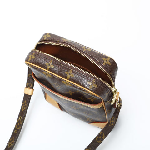 LOUIS VUITTON 2003 Monogram Danube Shoulder Bag Brown WS23197
