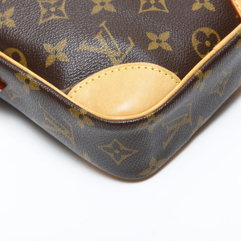 LOUIS VUITTON 2003 Monogram Danube Shoulder Bag Brown WS23197