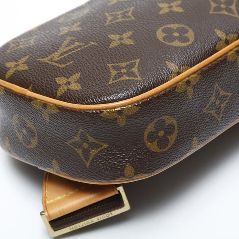 LOUIS VUITTON 2004 Monogram Pochette Gange Waist bag Brown WS23198
