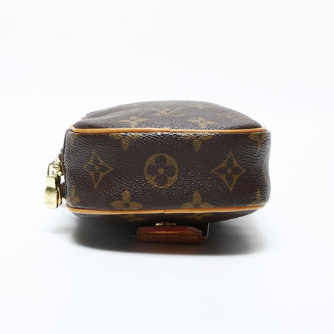 LOUIS VUITTON 2004 Monogram Pochette Gange Waist bag Brown WS23198