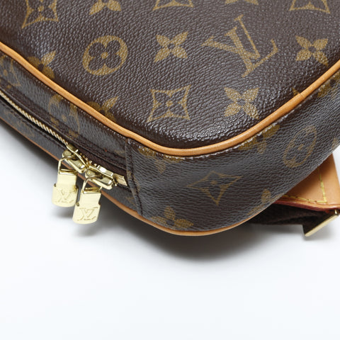 LOUIS VUITTON 2004 Monogram Pochette Gange Waist bag Brown WS23198