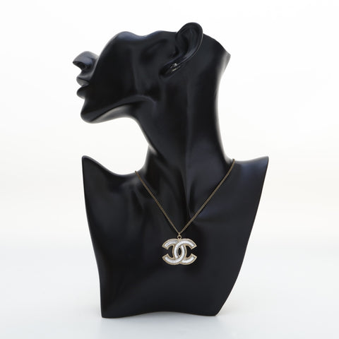 CHANEL B12A 2012 COCO Mark Necklace gold WS23199