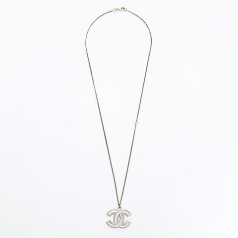 CHANEL B12A 2012 COCO Mark Necklace gold WS23199