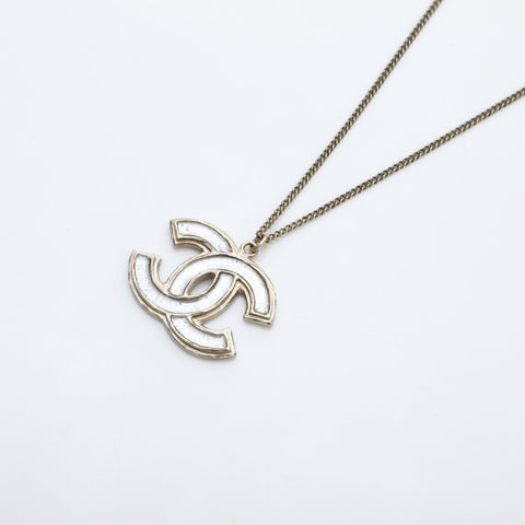 CHANEL B12A 2012 COCO Mark Necklace gold WS23199