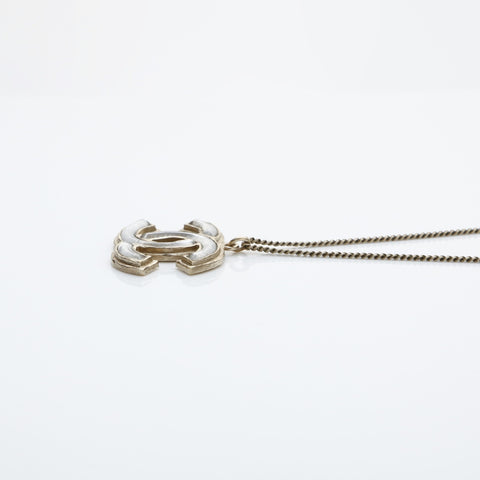 CHANEL B12A 2012 COCO Mark Necklace gold WS23199