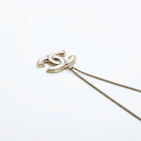 CHANEL B12A 2012 COCO Mark Necklace gold WS23199